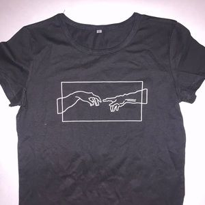 Black “creator” tee